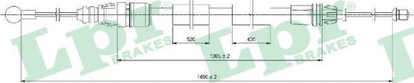 LPR C0733B - Жило, ръчна спирачка vvparts.bg