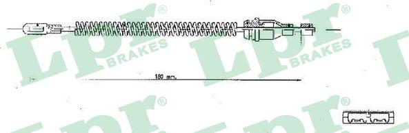 LPR C1350B - Жило, ръчна спирачка vvparts.bg