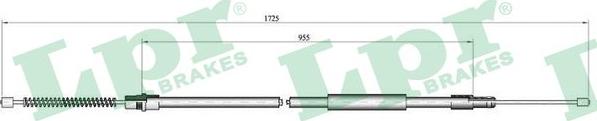 LPR C1261B - Жило, ръчна спирачка vvparts.bg