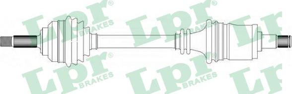 LPR DS43003 - Полуоска vvparts.bg