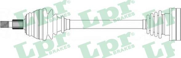 LPR DS43007 - Полуоска vvparts.bg