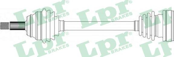 LPR DS51050 - Полуоска vvparts.bg