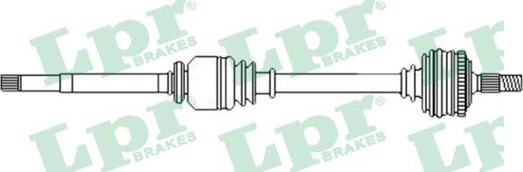 LPR DS52455 - Полуоска vvparts.bg