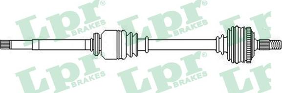 LPR DS52451 - Полуоска vvparts.bg