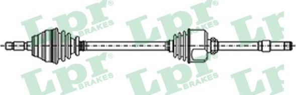 LPR DS52129 - Полуоска vvparts.bg