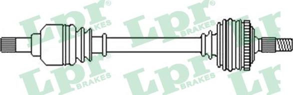 LPR DS52359 - Полуоска vvparts.bg