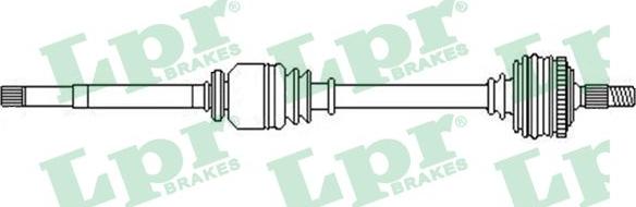 LPR DS52358 - Полуоска vvparts.bg