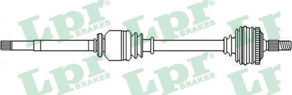 LPR DS52306 - Полуоска vvparts.bg