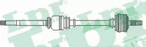 LPR DS52308 - Полуоска vvparts.bg