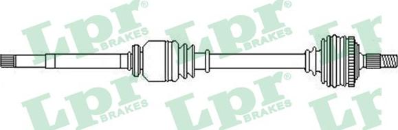 LPR DS52307 - Полуоска vvparts.bg