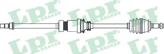 LPR DS52268 - Полуоска vvparts.bg