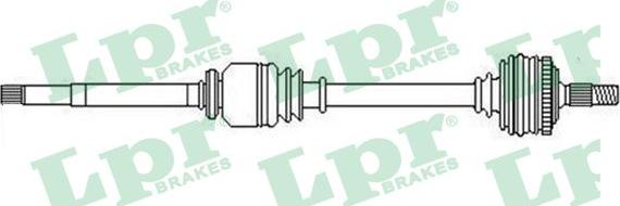 LPR DS52221 - Полуоска vvparts.bg