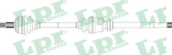 LPR DS16091 - Полуоска vvparts.bg