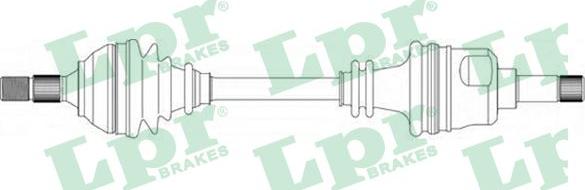 LPR DS16057 - Полуоска vvparts.bg