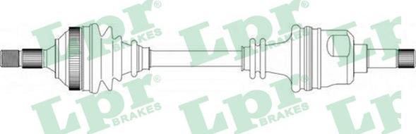 LPR DS16084 - Полуоска vvparts.bg