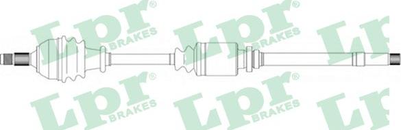 LPR DS16081 - Полуоска vvparts.bg