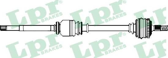 LPR DS52257 - Полуоска vvparts.bg