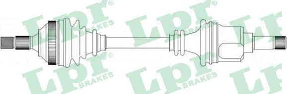 LPR DS16156 - Полуоска vvparts.bg