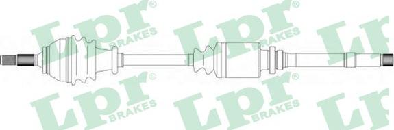 LPR DS16180 - Полуоска vvparts.bg