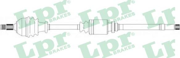 LPR DS16127 - Полуоска vvparts.bg