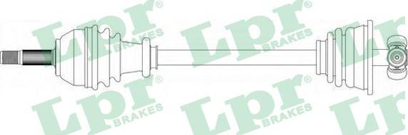 LPR DS39061 - Полуоска vvparts.bg