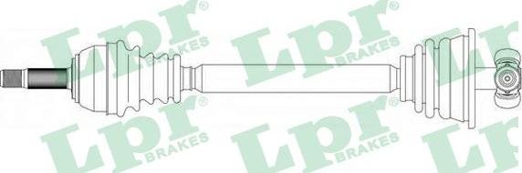 LPR DS39024 - Полуоска vvparts.bg