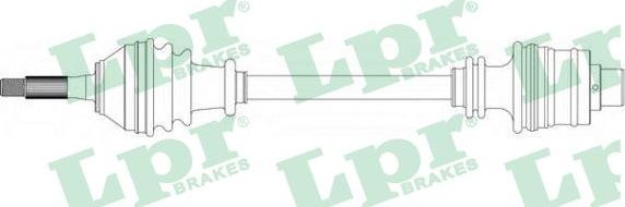 LPR DS39020 - Полуоска vvparts.bg