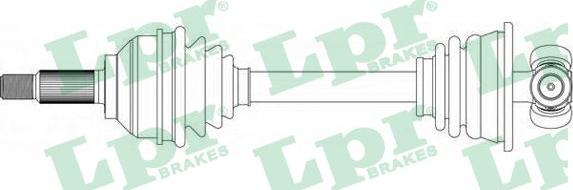 LPR DS39236 - Полуоска vvparts.bg