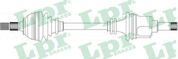 LPR DS38043 - Полуоска vvparts.bg