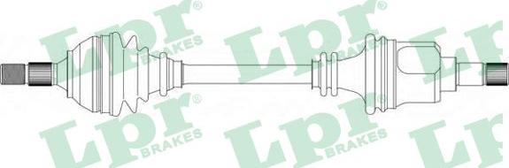 LPR DS38067 - Полуоска vvparts.bg