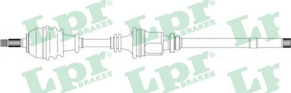 LPR DS38016 - Полуоска vvparts.bg