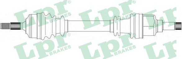 LPR DS38135 - Полуоска vvparts.bg