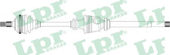 LPR DS38130 - Полуоска vvparts.bg