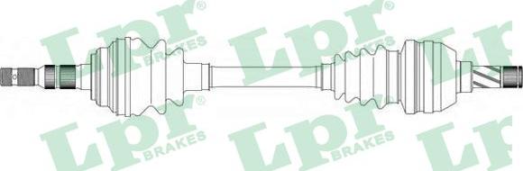 LPR DS37095 - Полуоска vvparts.bg