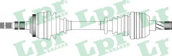 LPR DS37087 - Полуоска vvparts.bg