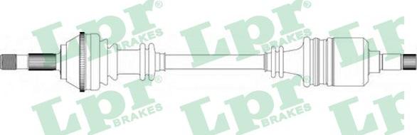 LPR DS20095 - Полуоска vvparts.bg