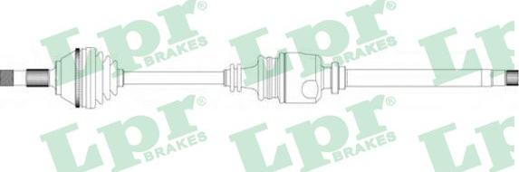 LPR DS20100 - Полуоска vvparts.bg
