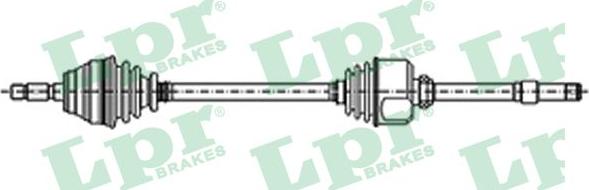 LPR DS21070 - Полуоска vvparts.bg