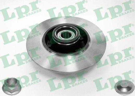 LPR R1055PCA - Спирачен диск vvparts.bg