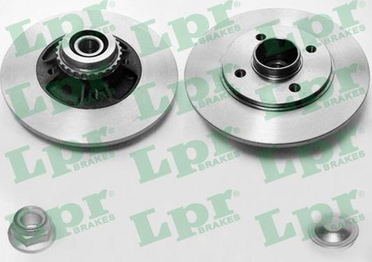 LPR R1034PCA - Спирачен диск vvparts.bg