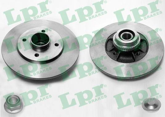 LPR R1035PCA - Спирачен диск vvparts.bg