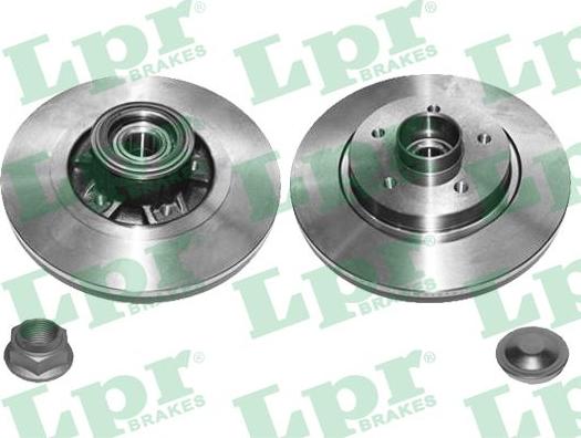 LPR R1070PCA - Спирачен диск vvparts.bg