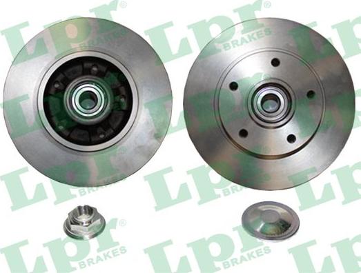 LPR R1078PCA - Спирачен диск vvparts.bg