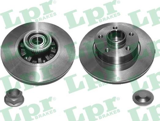 LPR R1072PCA - Спирачен диск vvparts.bg