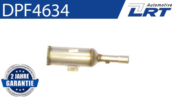 LRT DPF4634 - Филтър за сажди / твърди частици, изпускателна система vvparts.bg