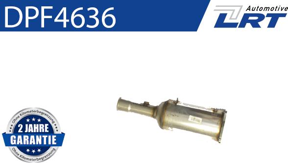 LRT DPF4636 - Филтър за сажди / твърди частици, изпускателна система vvparts.bg