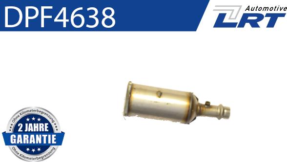 LRT DPF4638 - Филтър за сажди / твърди частици, изпускателна система vvparts.bg