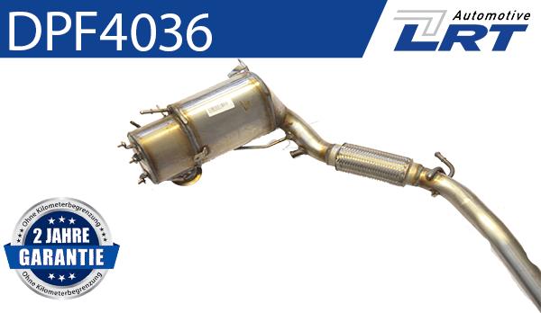 LRT DPF4036 - Филтър за сажди / твърди частици, изпускателна система vvparts.bg