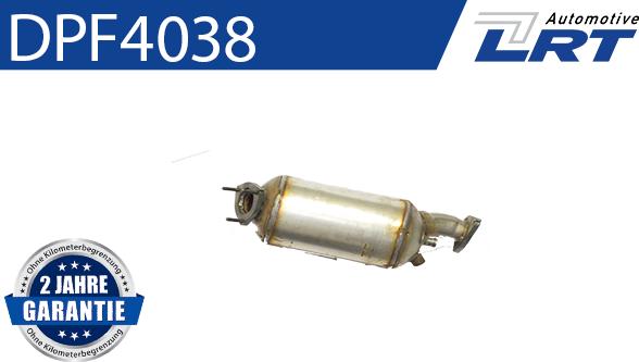 LRT DPF4038 - Филтър за сажди / твърди частици, изпускателна система vvparts.bg