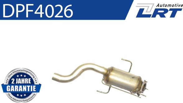 LRT DPF4026 - Филтър за сажди / твърди частици, изпускателна система vvparts.bg